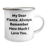 Inspirational Gifts from Men to Fiance, Always Remember How Much I Love You, Camping Mug for Graduation Unique Gifts - Image 2